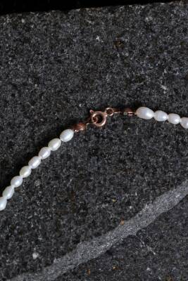 Sertifikalı Lapis, Amazonit, İnci Doğal Taş Kolye - 3