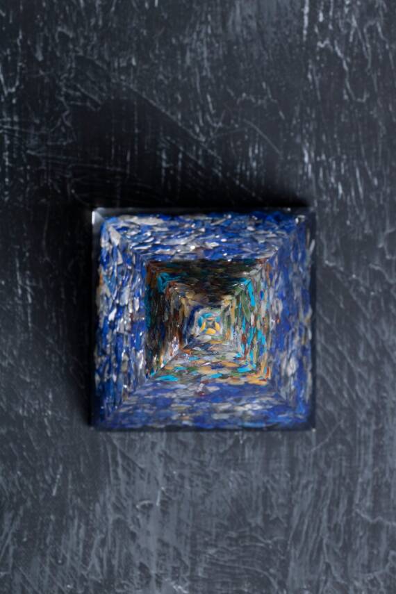 Sertifikalı Lapis Lazuli & Çakra Ağaçlı Piramit - 3