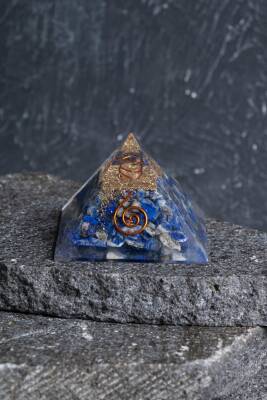Sertifikalı Lapis Lazuli Piramit - Osmanlı Doğal Taş