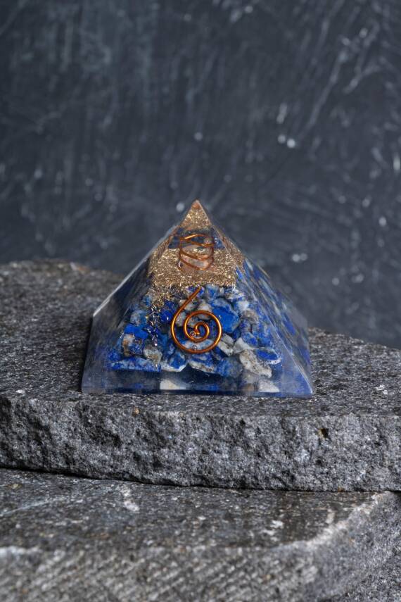 Sertifikalı Lapis Lazuli Piramit - 1