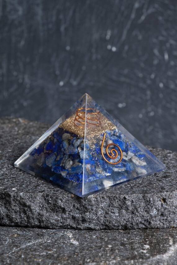 Sertifikalı Lapis Lazuli Piramit - 3