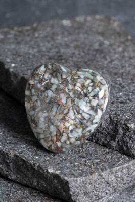 Sertifikalı Larimar Kalp - 3
