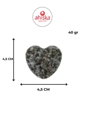 Sertifikalı Larimar Kalp - 6