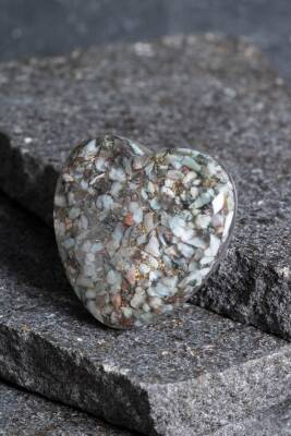 Sertifikalı Larimar Kalp - 3