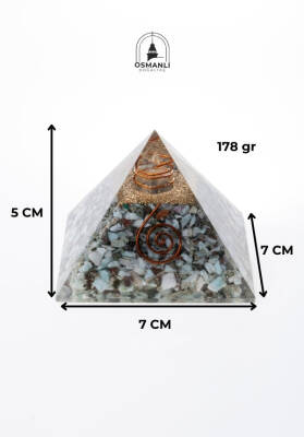Sertifikalı Larimar Piramit - 6