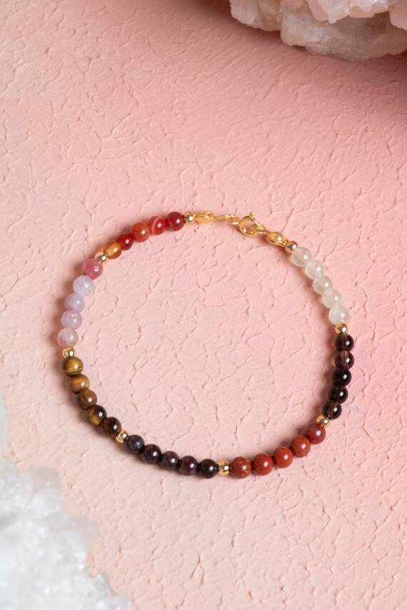 Sertifikalı Oğlak Burcu Doğal Taş Bileklik - 1