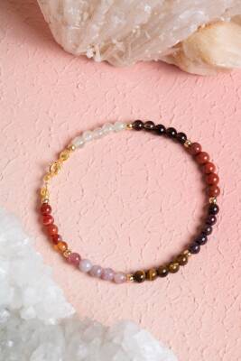 Sertifikalı Oğlak Burcu Doğal Taş Bileklik - 4