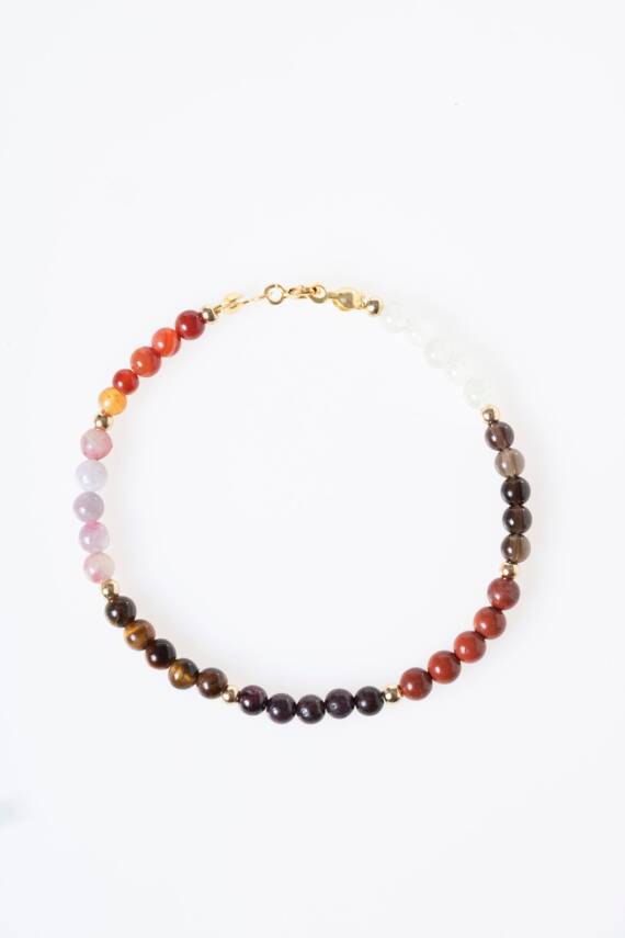 Sertifikalı Oğlak Burcu Doğal Taş Bileklik - 5