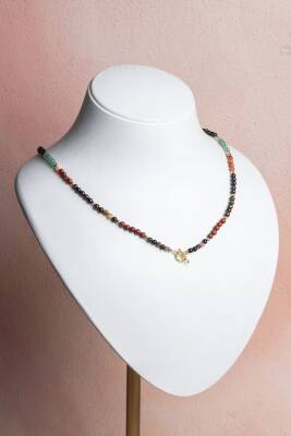 Sertifikalı Oğlak Burcu Doğal Taş Kolye - Osmanlı Doğal Taş