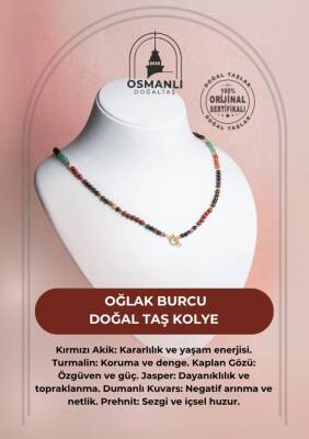 Sertifikalı Oğlak Burcu Doğal Taş Kolye - 2