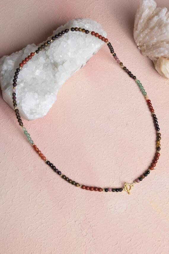 Sertifikalı Oğlak Burcu Doğal Taş Kolye - 3