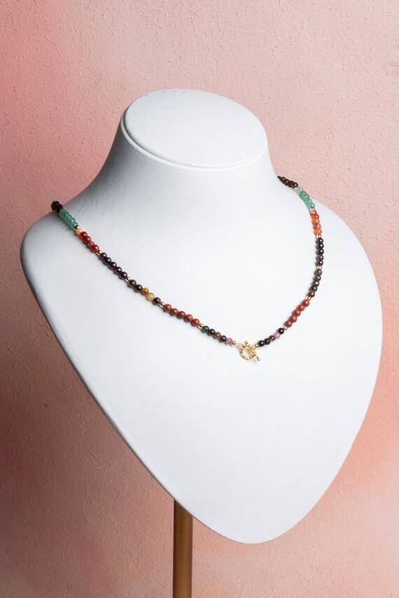 Sertifikalı Oğlak Burcu Doğal Taş Kolye - 1