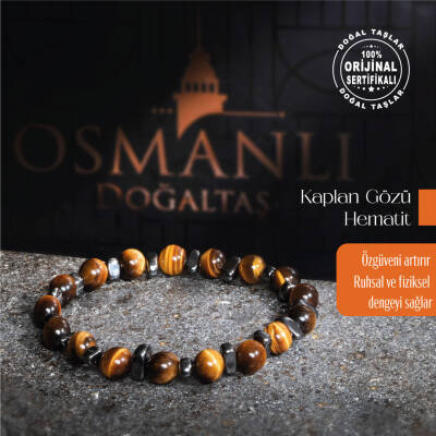 Sertifikalı Orijinal Geniş Kesim Ay Taşı Doğal Taş Bileklik - 2