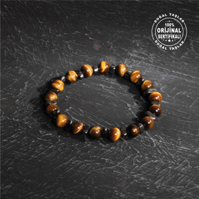 Sertifikalı Orijinal Geniş Kesim Ay Taşı Doğal Taş Bileklik - 3