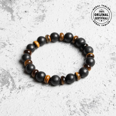 Sertifikalı Orijinal Geniş Kesim Skeleton Labrodorit Doğal Taş Bileklik -Kaygı Bozukluğu - Osmanlı Doğaltaş