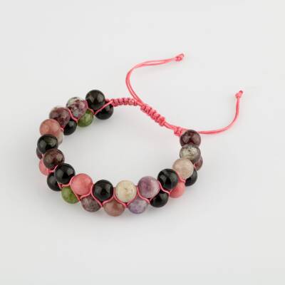 Sertifikalı Orijinal Geniş Kesim Tsavorit Yeşil Lal Doğal Taş Bileklik - 4