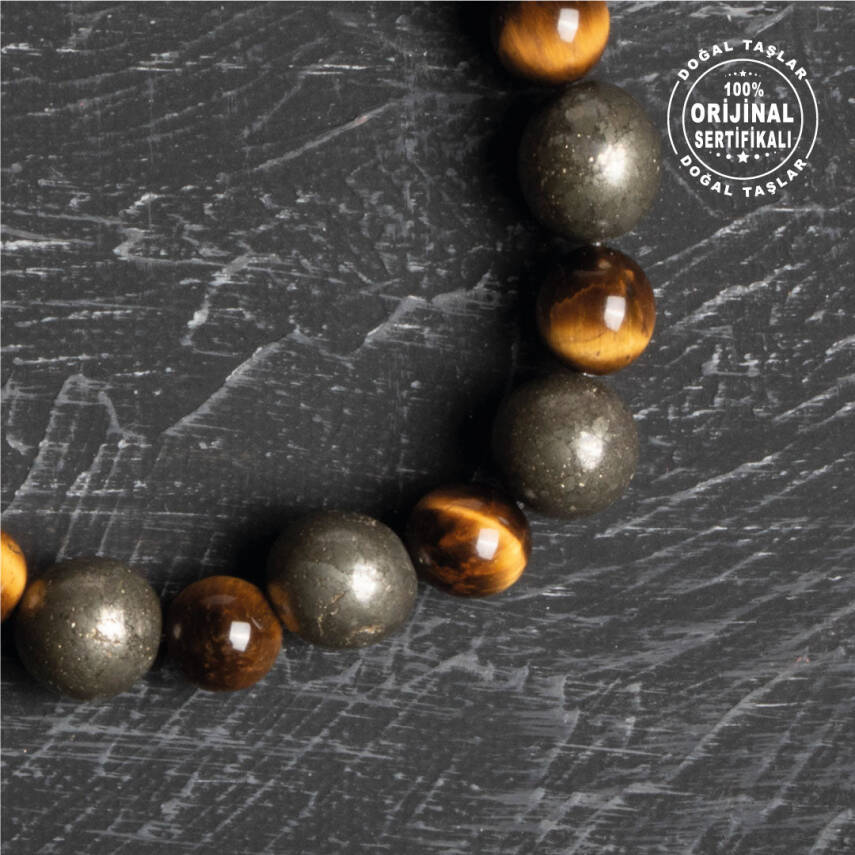 Sertifikalı Orijinal Jasper Yemen Akiği Doğal Taş Bileklik- Kaygı Bozukluğu - 1