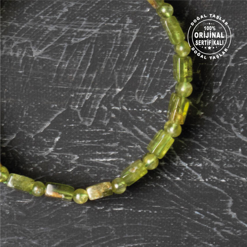 Sertifikalı Orijinal Lepidolit Doğal Taş Bileklik Geniş Kesim - 5