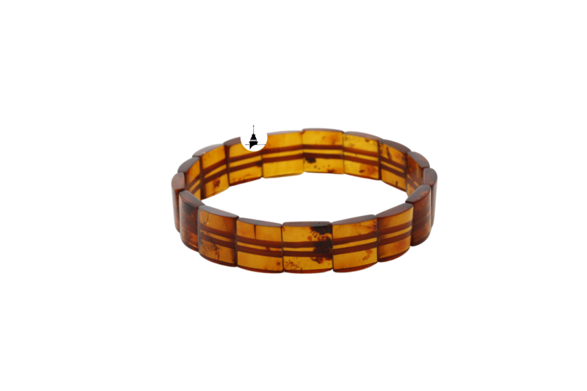 Sertifikalı Orjinal Kehribar Doğal Taş Bileklik - 1