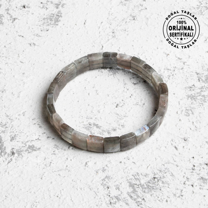 Sertifikalı Osmanlı Lal ve Hematit Taş Bileklik – Zarif Enerji - 1