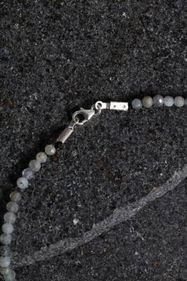 Sertifikalı Özel Seri Akik Doğal Taş Pırlantalı Yüzük - 925 Ayar Gümüş - 4