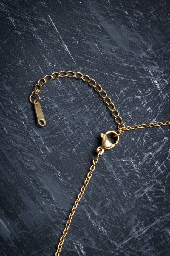 Sertifikalı Pembe Kuvars Doğal Taş Esans Şişesi Kolye - 5