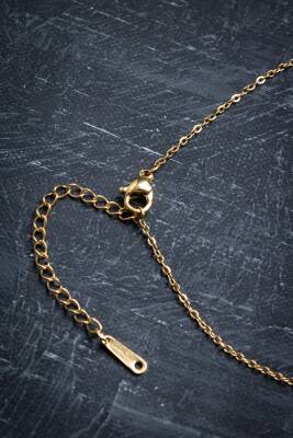 Sertifikalı Pembe Kuvars Doğal Taş Esans Şişesi Kolye - 5