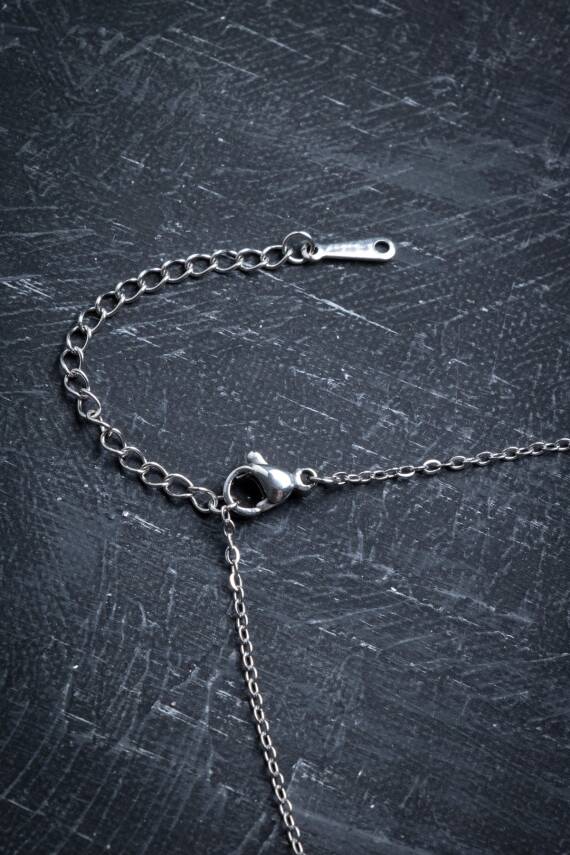 Sertifikalı Pembe Kuvars Doğal Taş Esans Şişesi Kolye - 5