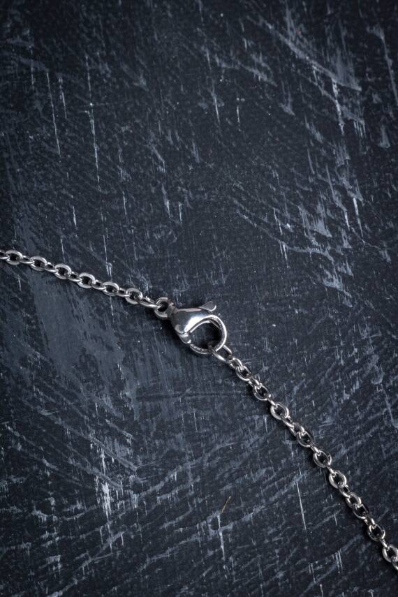 Sertifikalı Pembe Kuvars Doğal Taş Esans Şişesi Kolye - 5