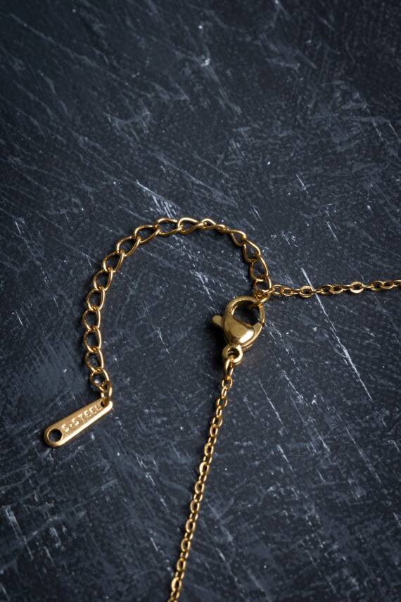 Sertifikalı Pembe Kuvars Doğal Taş Esans Şişesi Kolye - 5