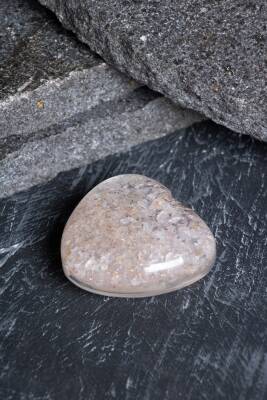 Sertifikalı Pembe Kuvars Kalp - 3