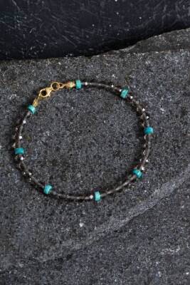 Sertifikalı Pembe Kuvars, Lal, Amazonit, Sitrin, Ametist, Güneş Taşı, Lapis, İnci Doğal Taş Kolye - 4