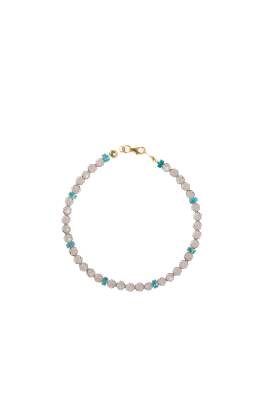 Sertifikalı Pembe Kuvars, Lal, Amazonit, Sitrin, Ametist, Güneş Taşı, Lapis, İnci Doğal Taş Kolye - 5