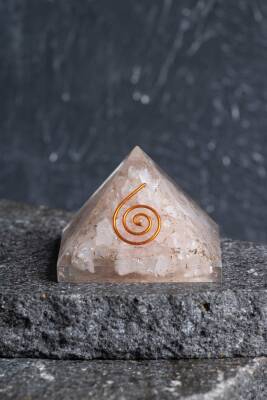 Sertifikalı Pembe Kuvars Piramit - Osmanlı Doğal Taş