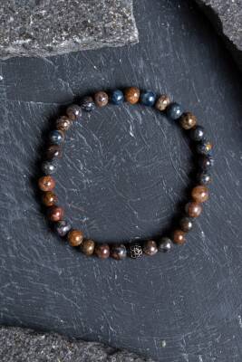 Sertifikalı Pitersit Doğal Taş Bileklik 6 mm (SK:202) - Osmanlı Doğal Taş