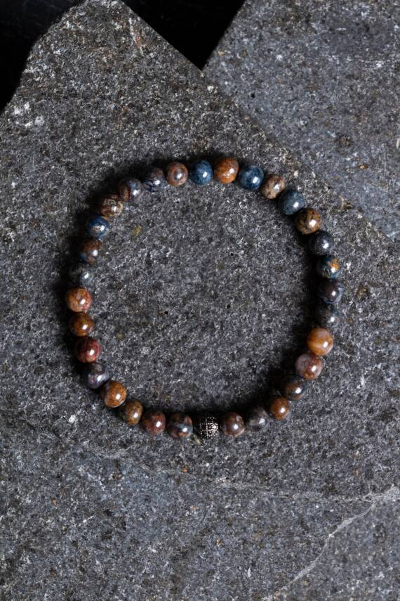 Sertifikalı Pitersit Doğal Taş Bileklik 6 mm (SK:202) - 3