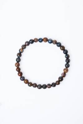 Sertifikalı Pitersit Doğal Taş Bileklik 6 mm (SK:202) - 6