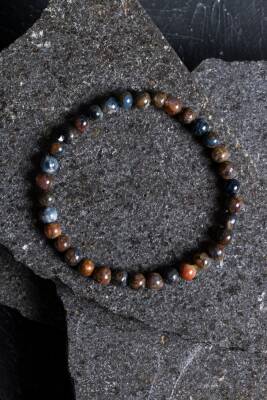 Sertifikalı Pitersit Doğal Taş Bileklik-6 mm (SK:206) - 2