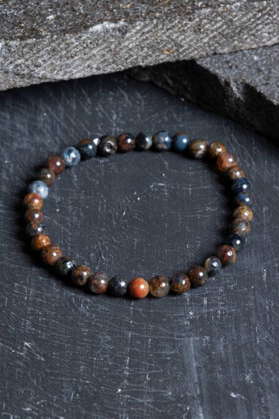 Sertifikalı Pitersit Doğal Taş Bileklik-6 mm (SK:206) - 3