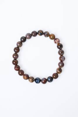 Sertifikalı Pitersit Doğal Taş Bileklik-8 mm (SK:200) - 6