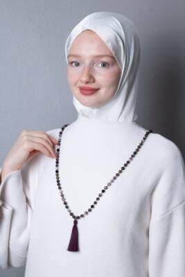 Sertifikalı Renkli Turmalin Elmas Kesim Fasetli Doğal Taş Tesbih Kolye 99luk - 8mm (SK:407) - Osmanlı Doğal Taş