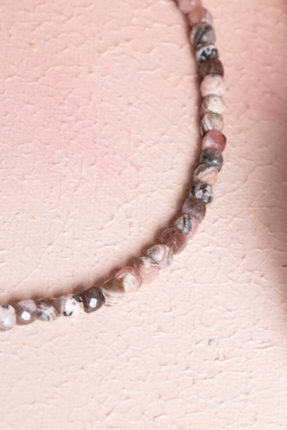 Sertifikalı Rodokrosit Doğal Taş Kolye (SK:245) - 5