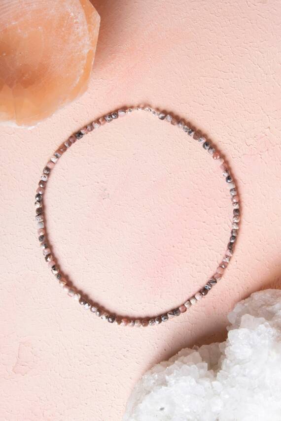 Sertifikalı Rodokrosit Doğal Taş Kolye (SK:245) - 1