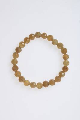 Sertifikalı Sarı Apatit Doğal Taş Bileklik (SK:378) - 5