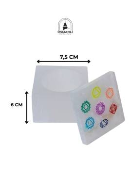 Sertifikalı Selenit Çakra Motifli Takı Kutusu - 4