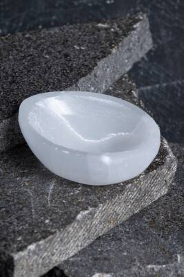 Sertifikalı Selenit Elips Tabak no.1 - 2