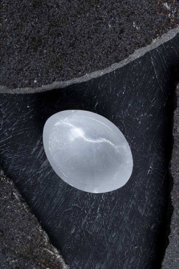 Sertifikalı Selenit Elips Tabak no.1 - 3