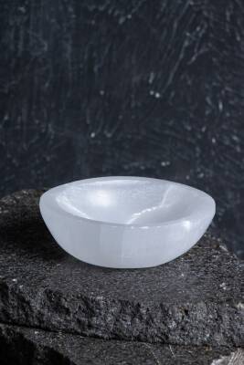 Sertifikalı Selenit Elips Tabak no.1 - 4