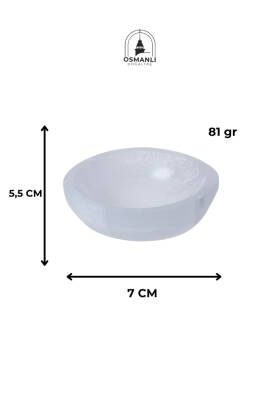 Sertifikalı Selenit Elips Tabak no.1 - 6