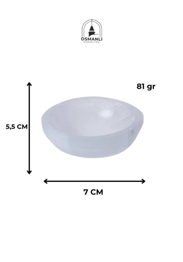 Sertifikalı Selenit Elips Tabak no.1 - 6